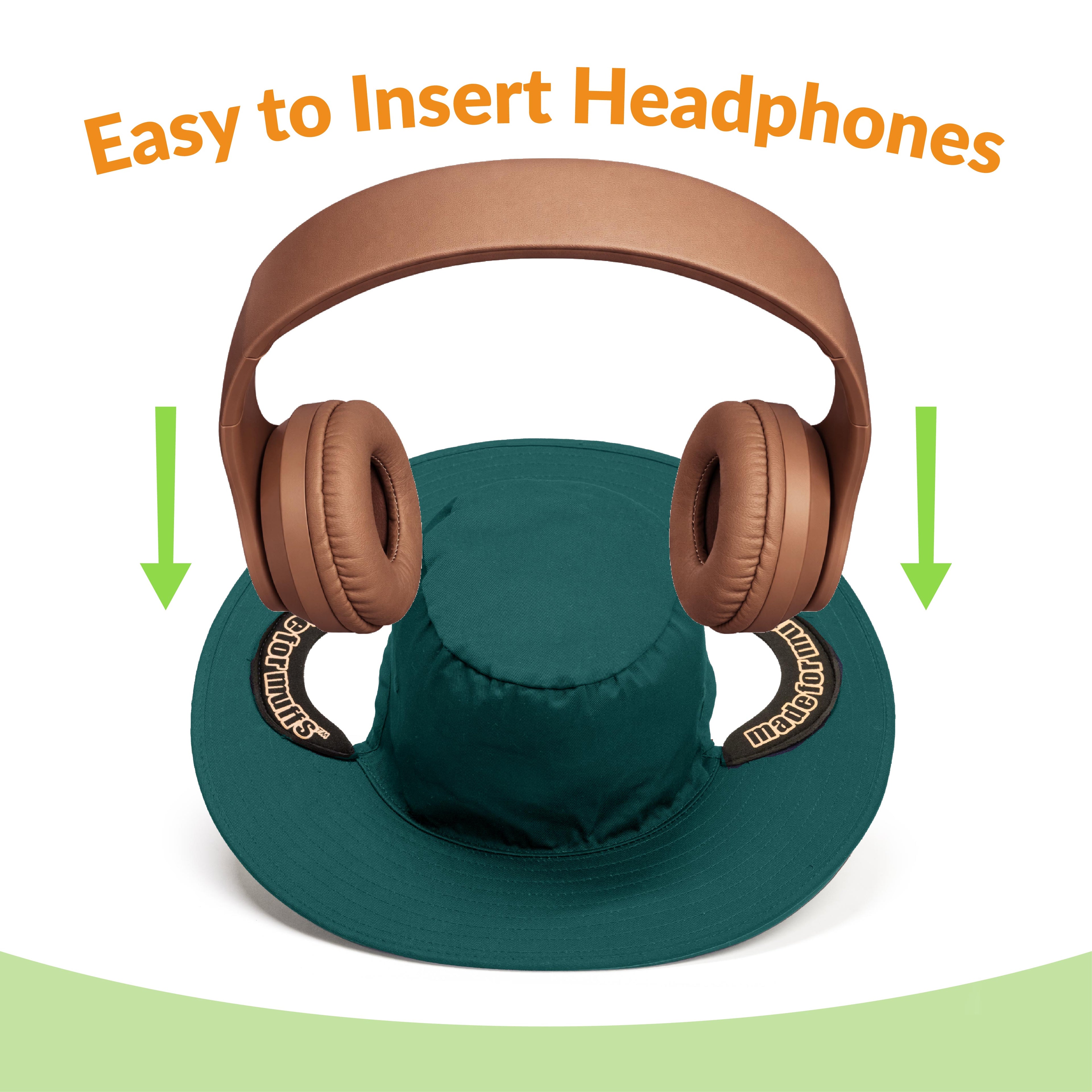 Made For Muffs Dark Green Hat