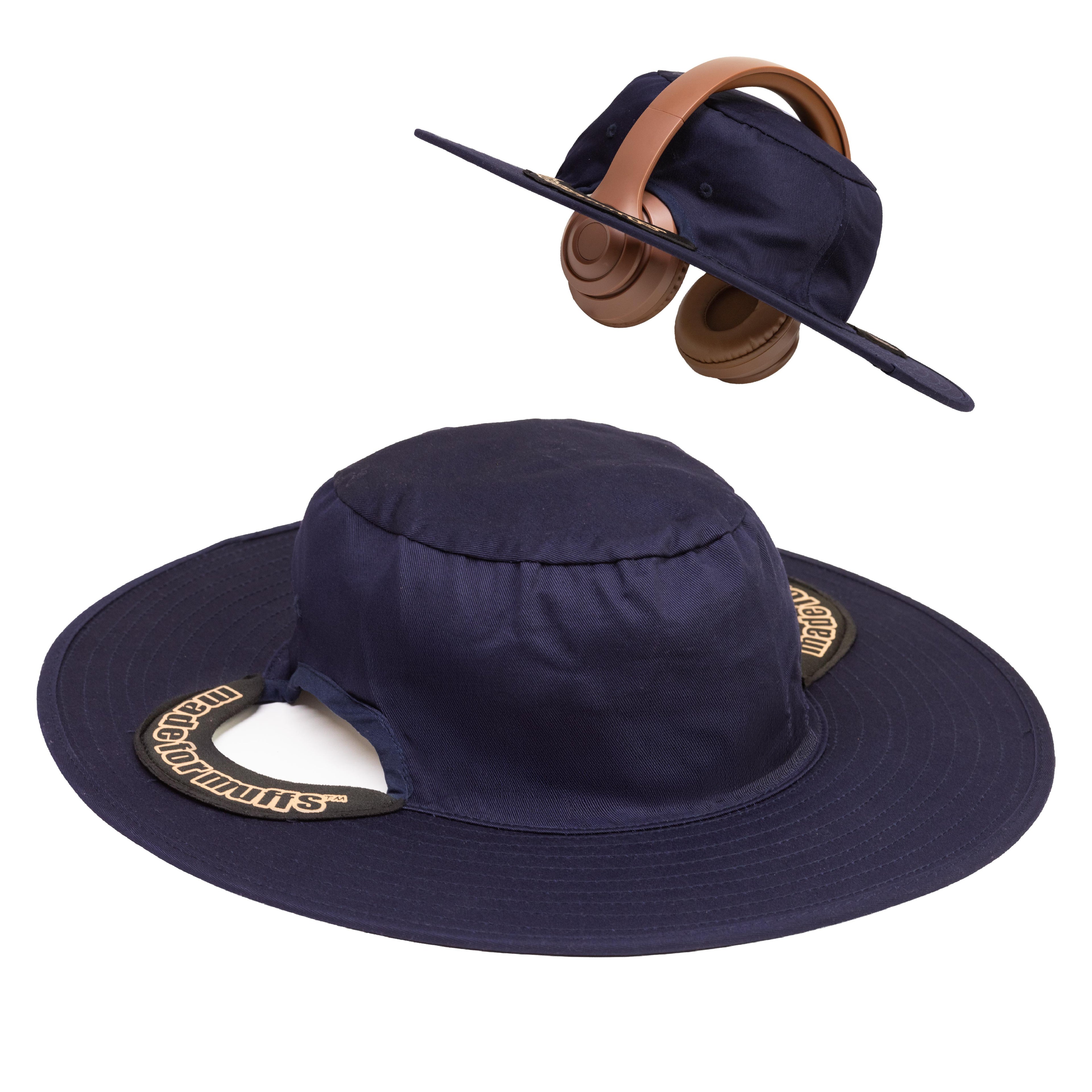 Made For Muffs Navy Blue Hat