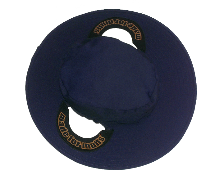 Made For Muffs Navy Blue Hat